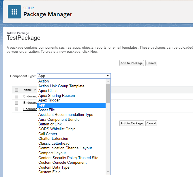 package manager component